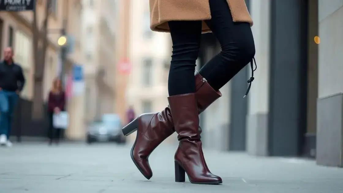 Os melhores modelos de bota feminina para um look confortável e elegante