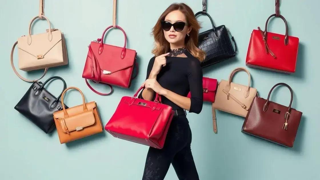 Bolsa feminina para cada ocasião: Qual modelo é o seu favorito?