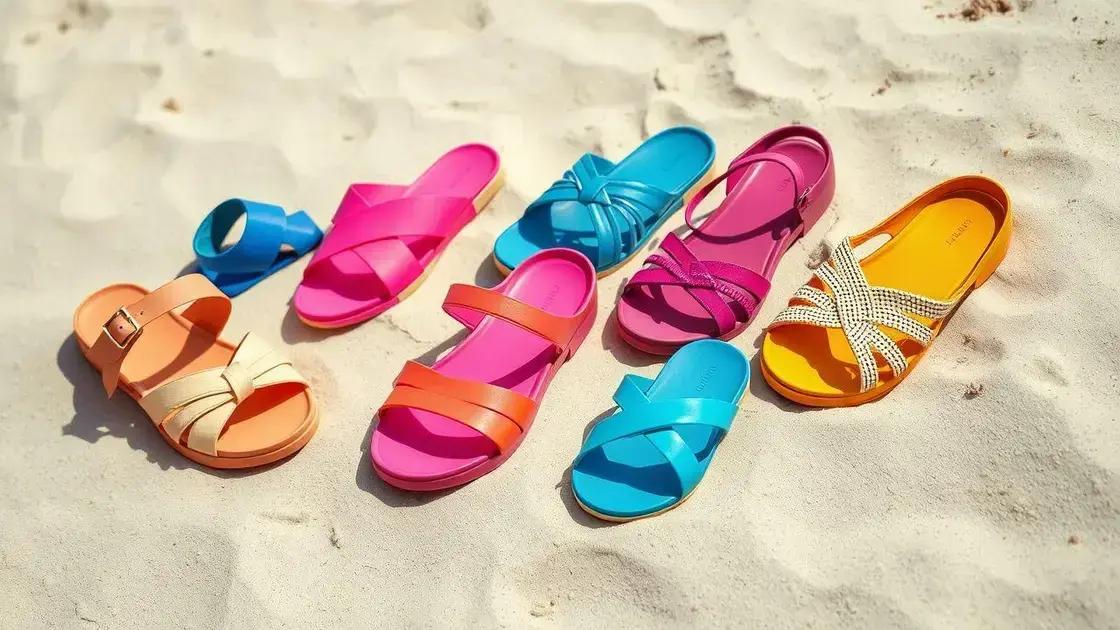 Calçados de Praia: Conforto, Estilo e Dicas para Seus Dias de Verão