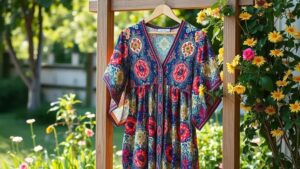 Dicas de styling: Como transformar seu vestido longo estampado em um look sofisticado