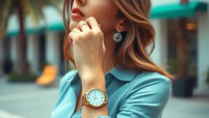 O toque final perfeito: Como usar relógio feminino para elevar seu look